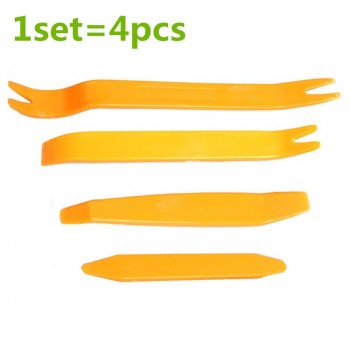 KLYDE 4pcs Car Radio Panel Door Clip Trim Dash Removal Tools for Car DVD Multimedia Removal Installer Pry Repair