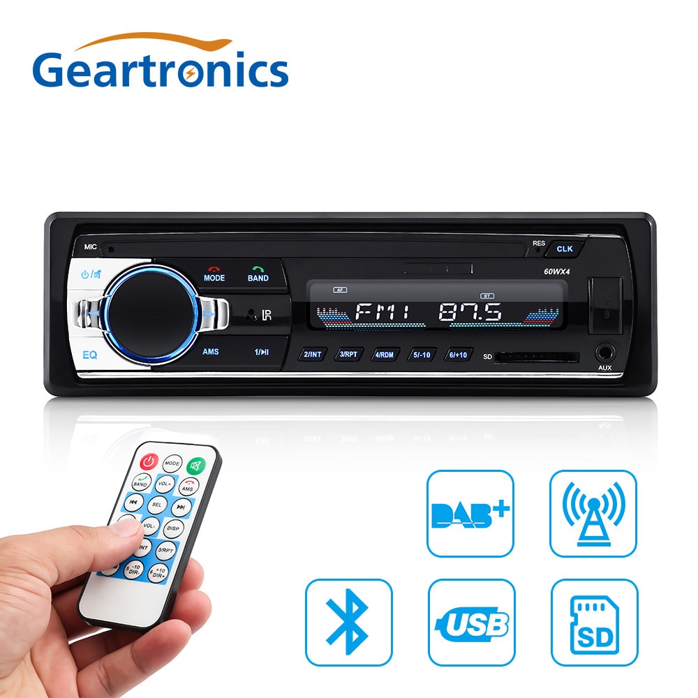 1 DIN Bluetooth DAB Car Radio Bluetooth MP3 USB Car Stereo FM USB AUX Audio Auto Electronics Car Audio Player Autoradio 12V