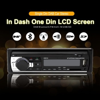 1 DIN Bluetooth DAB Car Radio Bluetooth MP3 USB Car Stereo FM USB AUX Audio Auto Electronics Car Audio Player Autoradio 12V