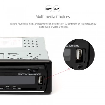 1 DIN Bluetooth DAB Car Radio Bluetooth MP3 USB Car Stereo FM USB AUX Audio Auto Electronics Car Audio Player Autoradio 12V