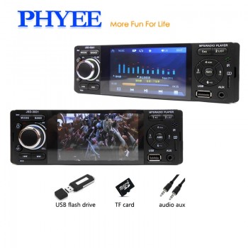 1 Din Mirror Link Car Radio Bluetooth Autoradio Touch Screen Auto Stereo Video HD MP5 Player USB TF Aux ISO Head Unit JSD-3001