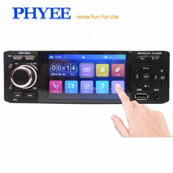 1 Din Mirror Link Car Radio Bluetooth Autoradio Touch Screen Auto Stereo Video HD MP5 Player USB TF Aux ISO Head Unit JSD-3001