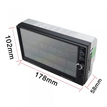 Autoradio 2 Din General Car 7 inch LCD Touch Screen auto Radio stereo Player Bluetooth Car Audio Support Rear View Camera USB