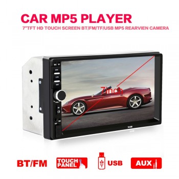 BYNCG 7018B Car ardio 2 DIN 7 Inch Bluetooth Audio In Dash Touch Screen Car radio Car Audio Stereo MP3 MP5 Player for autoradio