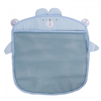 Cartoon Cute Bathroom Hanging Storage Basket Baby Kids Bathing Toy Storage Organizer Bathroom Folding Mesh Storage Basket