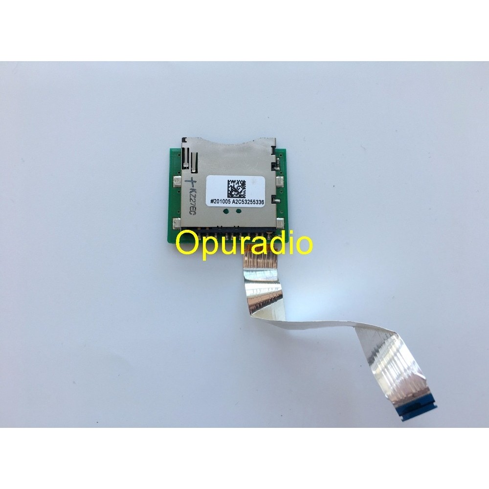 Free shipping SD Card Reader with flex cable for VW SKOamp;DA RNS510 VW Volkwagen RNS510 car GPS navigation audio