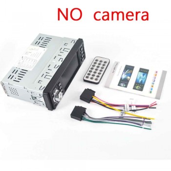 4.1 Inch 1 Din HD Bluetooth Car Stereo Radio Auto MP3 MP5 Audio Player Support USB FM TF AUX Reverse Rearview Camera