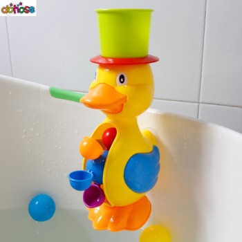 Kids Shower Bath Toys Cute Duck Waterwheel Dolphin Toys Baby  Faucet Bathing Water Spraying Tool Wheel Type Dabbling Toy No box
