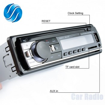 Viecar  Car Radio Stereo MP3 Player Digital Bluetooth 60Wx4 FM Audio Music USB / SD with In Dash AUX Input