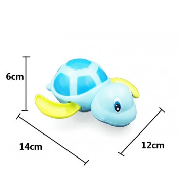 Single Sale Cute Cartoon Animal Tortoise Classic Baby Water Toy Infant Swim Turtle Wound-up Chain Clockwork Kids Beach Bath Toys