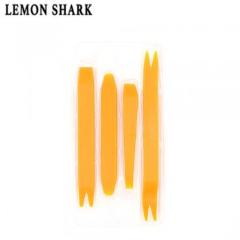 LEMON SHARK 4 pcs Plastic Repairing Tool Car Radio Door Clip Panel Trim Dash Audio Stereo Removal Installation Pry For Car