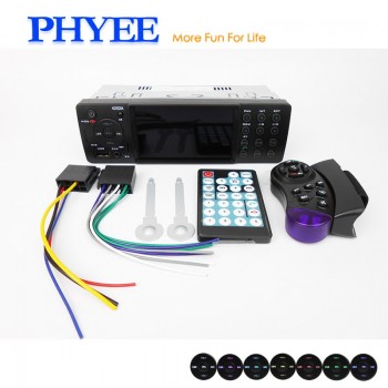 4 Auto Radio Car Stereo 1 Din Bluetooth Autoradio MP5 HD Video Player MP3 USB TF Aux Remotes In-dash Head Unit PHYEE VX-4202ABT
