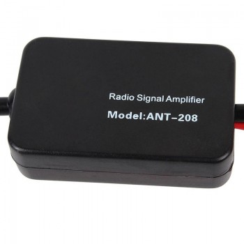 New Car Accessories Louder Speaker 12V Car Radio Signal Amplifier ANT-208 Auto Antenna Booster