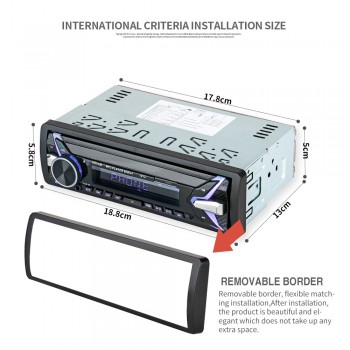 Car Radio Stereo Player Digital Bluetooth Car MP3 Player 60Wx4 FM Radio Stereo Audio SD USB MMC WMA car stereo oto teypleri