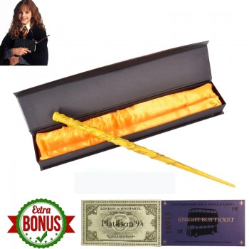 17 Kinds of Harri Potter Magic Wand with Box Voldemort Ron Hermione Dumbledore Luna Magic Wand Hogwarts Train Ticket