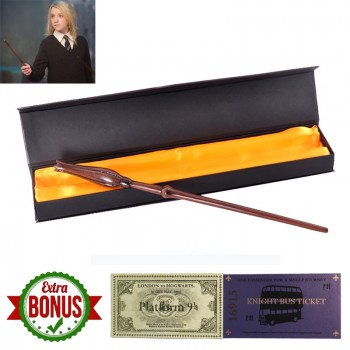 17 Kinds of Harri Potter Magic Wand with Box Voldemort Ron Hermione Dumbledore Luna Magic Wand Hogwarts Train Ticket