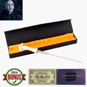 17 Kinds of Harri Potter Magic Wand with Box Voldemort Ron Hermione Dumbledore Luna Magic Wand Hogwarts Train Ticket