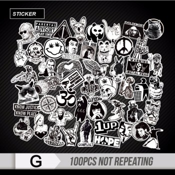 100 Pcs Mixed funny Stickers for Luggage Laptop Skateboard Bicycle Motorcycle Car Styling Decals Fashion Cool Waterproof Sticker