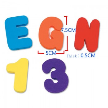 Baby 36Pcs/Sets Alphanumeric Letter Bath Funny Toy Puzzle Soft EVA Kids Babies Toys New Early Educational Kids Tool Bathing Toys