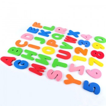 Baby 36Pcs/Sets Alphanumeric Letter Bath Funny Toy Puzzle Soft EVA Kids Babies Toys New Early Educational Kids Tool Bathing Toys