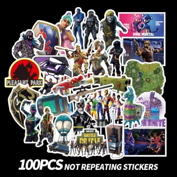 40/46/100/104pcs Fortnited Battle Royale Graffiti Sticker Fortnight Stickers For Moto car suitcase laptop Skateboard Sticker