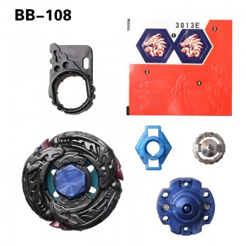 Bey Blade 1pcs Beyblade Burst Bayblade Metal Fusion 4D L-DRAGO DESTROY F:S+Launcher Kids Toys Children Christmas Gift BB108 #D