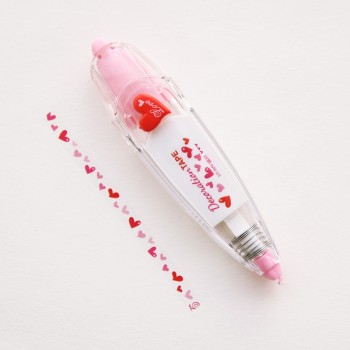 Cartoon Floral Sticker Tape Pen Funny Kids Stationery Notebook Diary Decoration Tapes Label Sticker Paper Decor for Children Toy