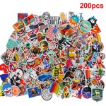 200pcs New Cartoon Random Color Sticker Hot Wholesale DIY Vinyl Decal Graffiti Sticker Bomb Laptop Waterproof Stickers Skate