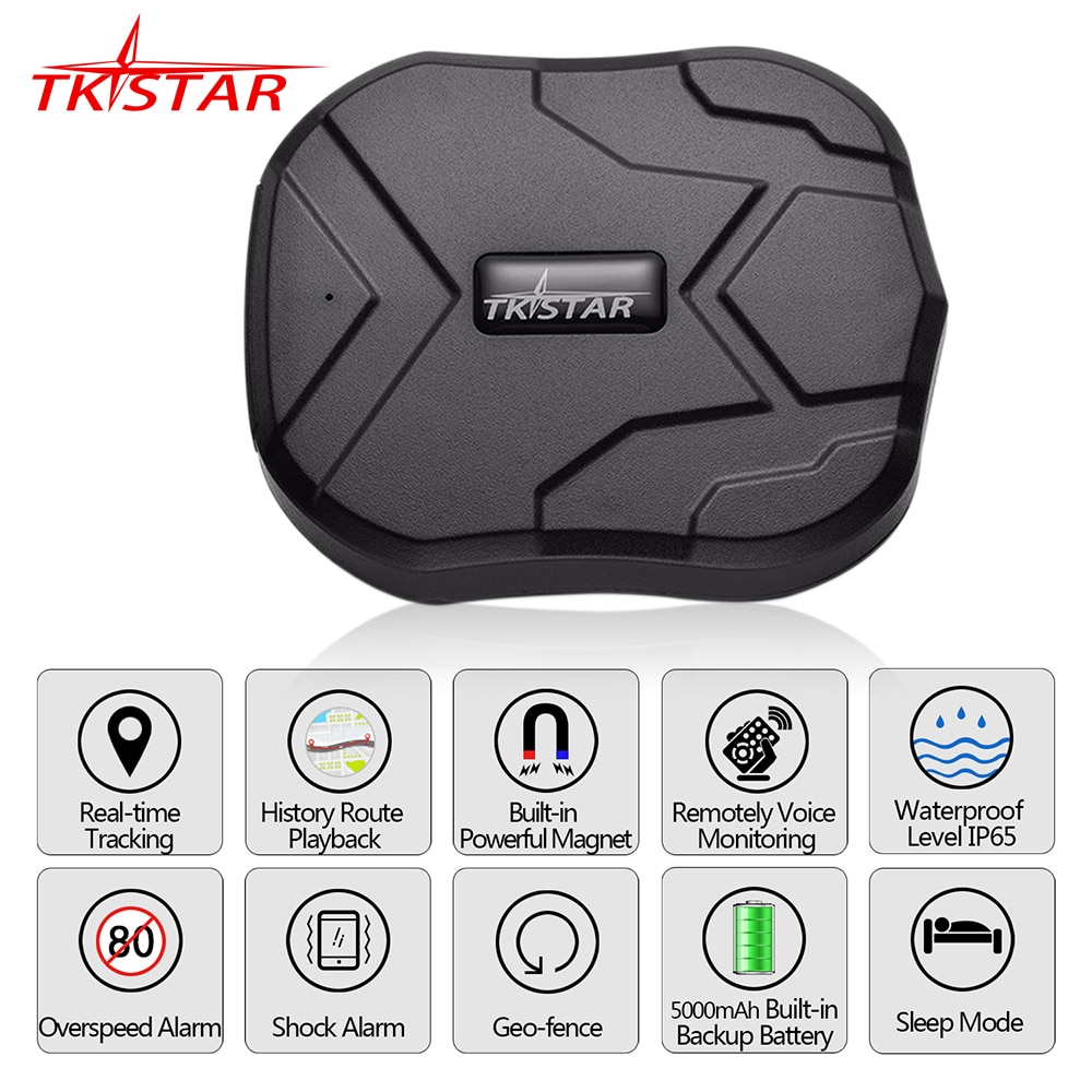 GPS Tracker Car TKSTAR TK905 5000mAh 90 Days Standby 2G Vehicle Tracker GPS Locator Waterproof Magnet Voice Monitor Free Web APP