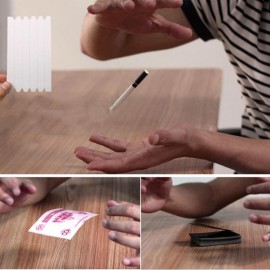 New 1Pcs Funny Elastic Stretch Invisible Hidden Coil Thread Loops Haunted Magic Trick Float Children Magic Performing Props