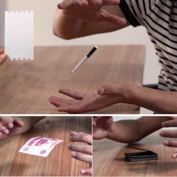 New 1Pcs Funny Elastic Stretch Invisible Hidden Coil Thread Loops Haunted Magic Trick Float Children Magic Performing Props