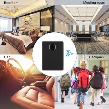 N9 GSM Listening Device In Acoustic Alarm Mini GSM Spy Device Voice Surveillance System Quad Band 2 Mic 12-15 Days Standby time