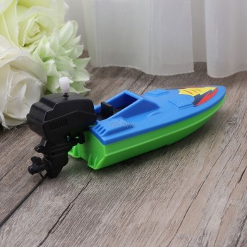 Baby Toy Kid Wind Up Clockwork Boat Ship Toys Bath Toy Play Water Bathroom MAY07 dropshipping