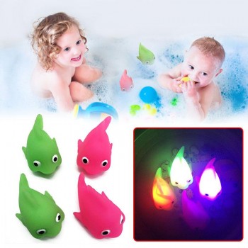 Baby Bath Flashing Light Toys Water Reaction Flashing Baby Bathroom Toys LED Lamp Bath Toys