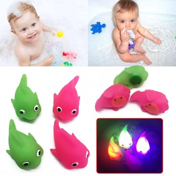 Baby Bath Flashing Light Toys Water Reaction Flashing Baby Bathroom Toys LED Lamp Bath Toys