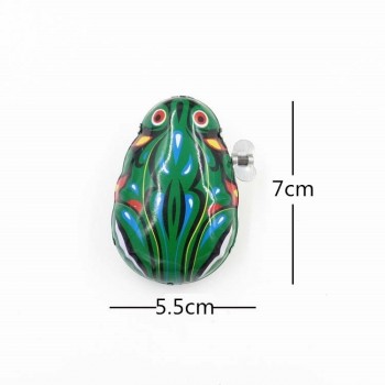 Kids Classic Tin Wind Up Clockwork Toys Jumping Frog Vintage Toy For Children Boys Educational Free Shipping