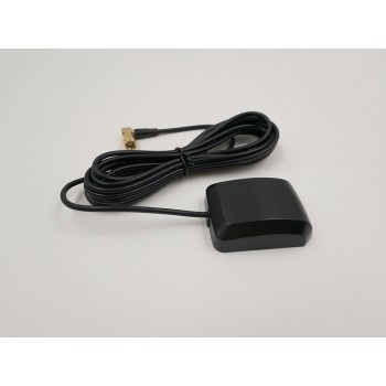 external GPS Glonass Dual antenna,high gian active patch ceramic antenna,GNSS antenna,SMA male Bend connector