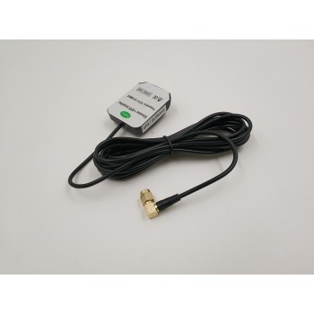external GPS Glonass Dual antenna,high gian active patch ceramic antenna,GNSS antenna,SMA male Bend connector