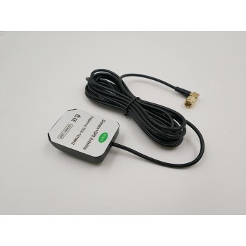external GPS Glonass Dual antenna,high gian active patch ceramic antenna,GNSS antenna,SMA male Bend connector