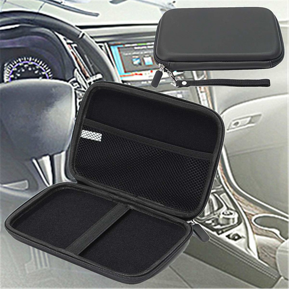7 GPS Navigation Storage Bag Protection PU EVA Hard Shell Box Carry Case Cover Outdoor Travel Portable SAT NAV Holder Protector