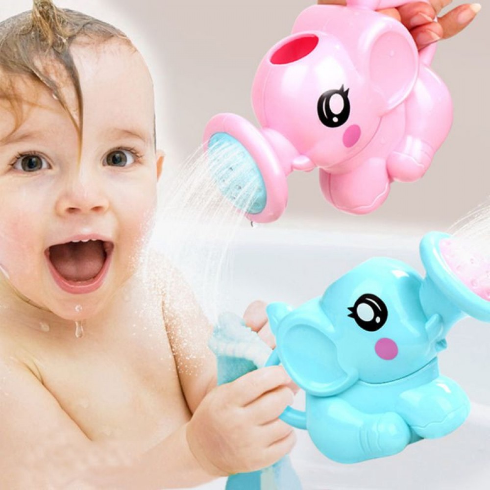 Baby Bath Toys Lovely Plastic Elephant Shape Water Spray for Baby Shower Swimming Toys Kids Gift Drop Shipping Sale