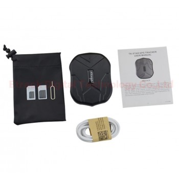 TK905 Waterproof Car GPS Tracker Magnet Vehicle GPS Locator Real Time Lifetime Free Tracking/APP 5000mAh Battery Standby 90Days