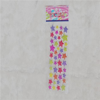 10 Sheets 3D Puffy Stickers Star Boys Girls Gift Toys for Children Teachers Reward Supplies Kids Early Learning Toys GYH