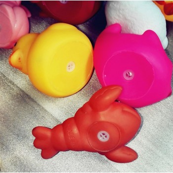 13pcs/lot Baby Bath Toys Animal Rubber Duck Kids Bathroom Water Play Toy Floating Squeeze Sound Squeaky Bathing Toys