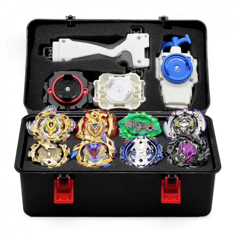 New 16 Styles Metal Beyblade BurstLauncher And Box Toys Arena Sale Bursting Gyroscope Emitter Spinning Bey Blade
