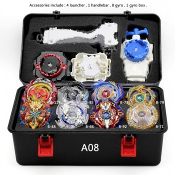 New 16 Styles Metal Beyblade BurstLauncher And Box Toys Arena Sale Bursting Gyroscope Emitter Spinning Bey Blade