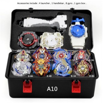 New 16 Styles Metal Beyblade BurstLauncher And Box Toys Arena Sale Bursting Gyroscope Emitter Spinning Bey Blade