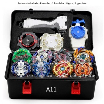 New 16 Styles Metal Beyblade BurstLauncher And Box Toys Arena Sale Bursting Gyroscope Emitter Spinning Bey Blade