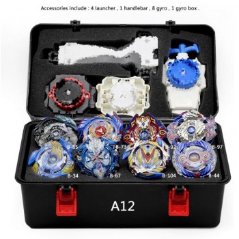 New 16 Styles Metal Beyblade BurstLauncher And Box Toys Arena Sale Bursting Gyroscope Emitter Spinning Bey Blade