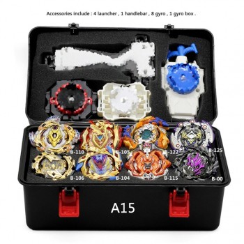 New 16 Styles Metal Beyblade BurstLauncher And Box Toys Arena Sale Bursting Gyroscope Emitter Spinning Bey Blade